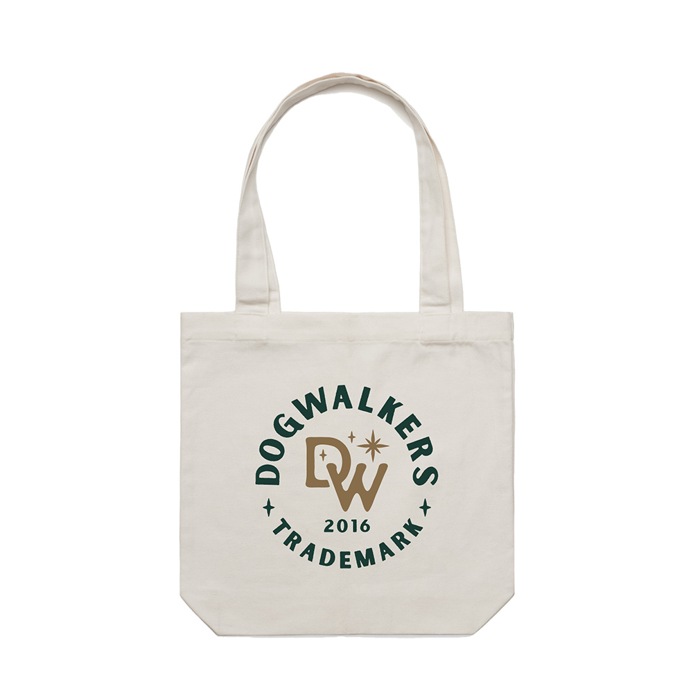 Dogwalkers – Circle Logo Tote Bag - Cream [O/S]