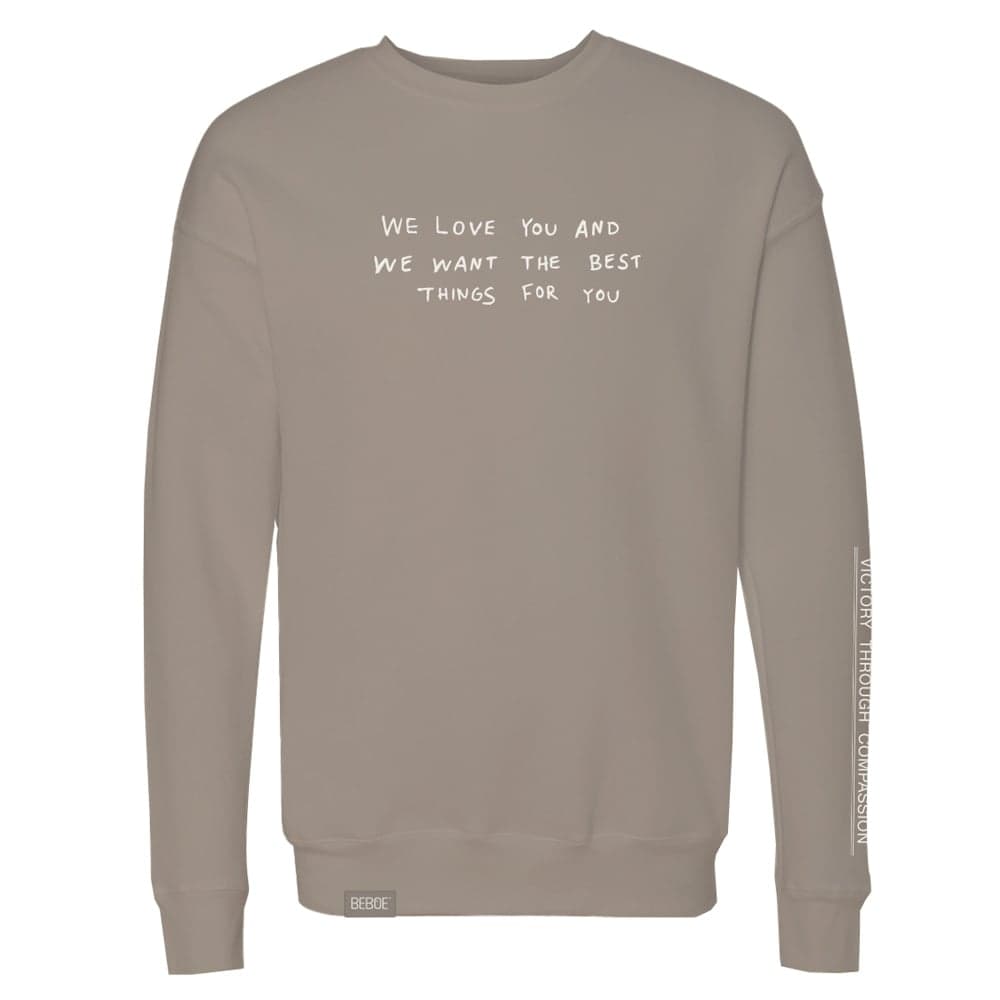 Beboe – We Love You Crew - Light Grey [S]