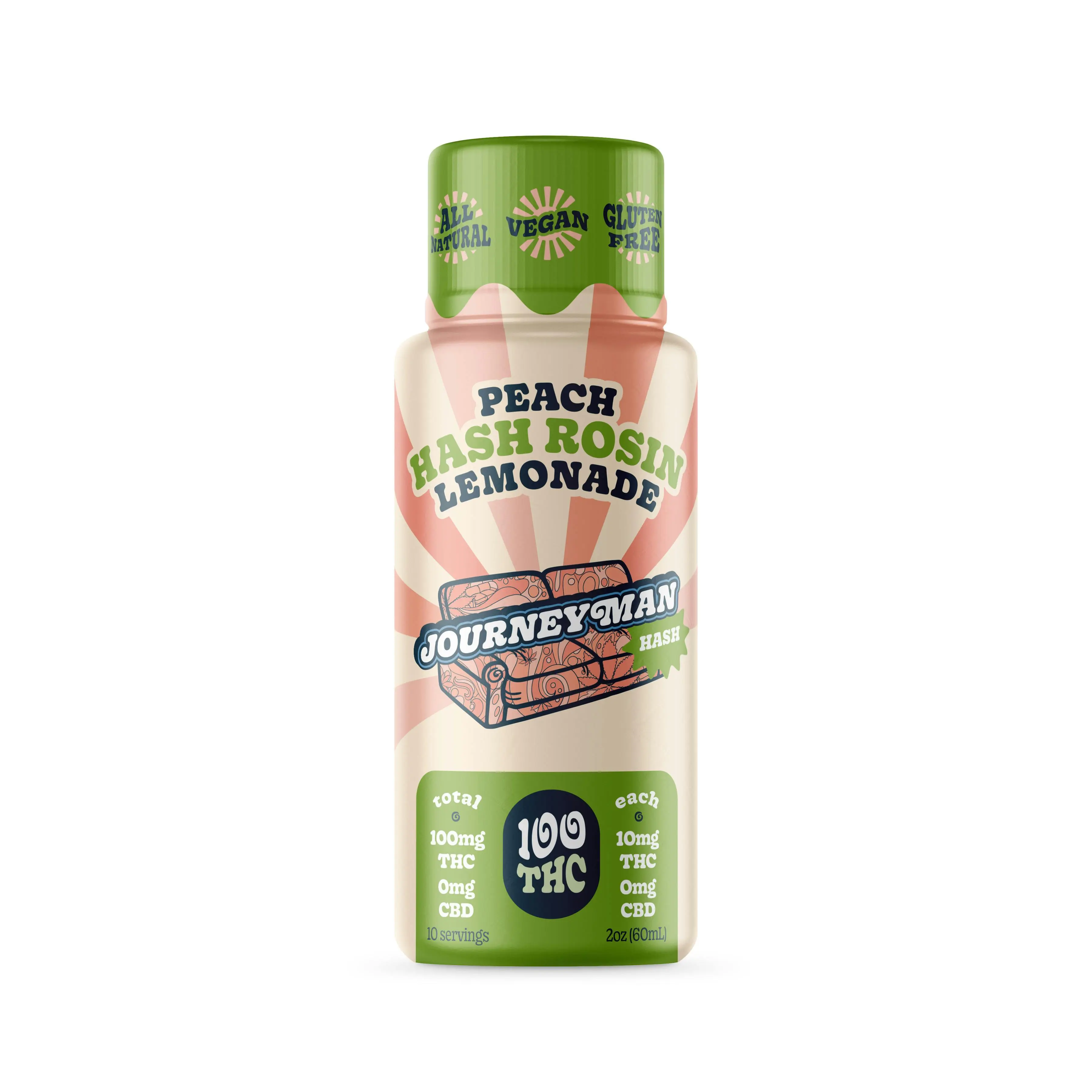 Journeyman – Peach Hash Rosin Lemonade [2oz] (100mg)