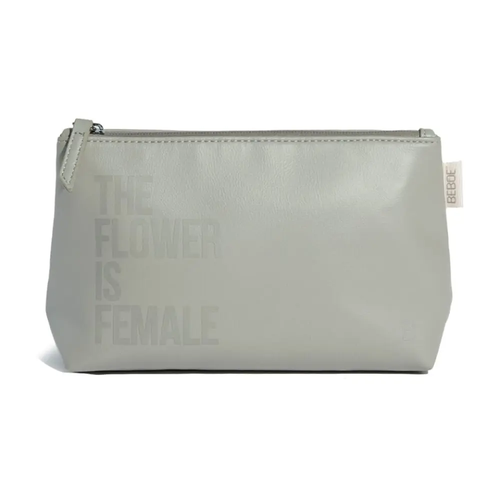Beboe – Flower Is Female Stash Pouch - Grey