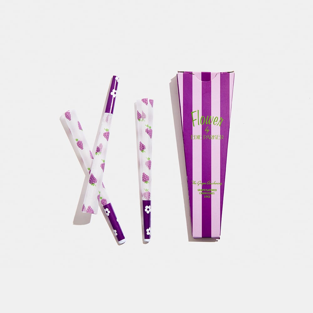 Flower by Edie Parker – Crush Cones in The Grape Awakening [3pk]
