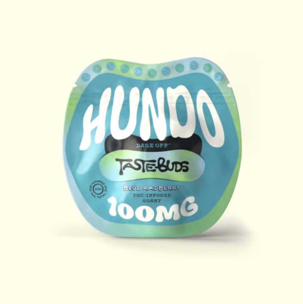 Daze Off – Blue Radberry Gummy Hundo [1pk] (100mg)