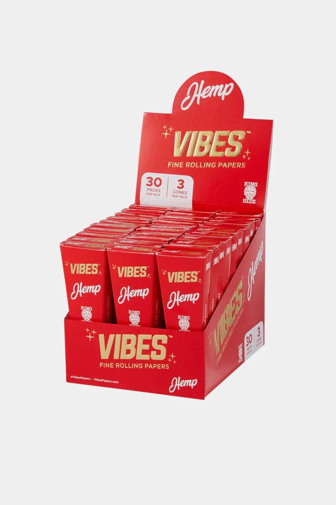 Vibes – Hemp King Size Cones [3pk]