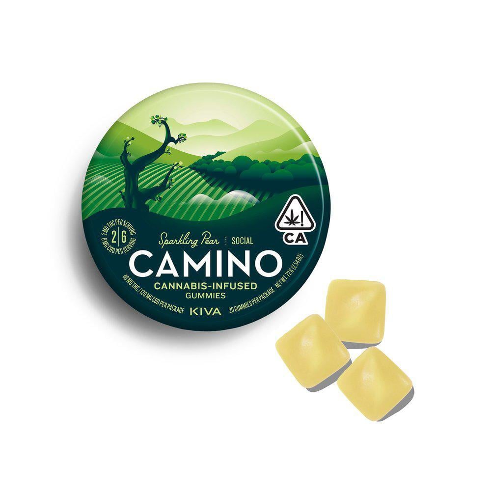 Camino – 2:6 'Social' Sparkling Pear [20pk] (40mg THC/120mg CBD)