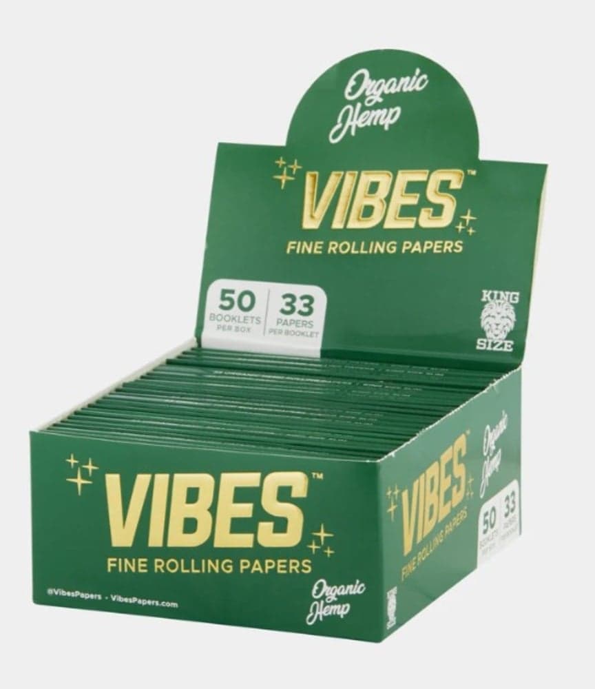 Vibes – King Size Papers - Organic Hemp [33pk]