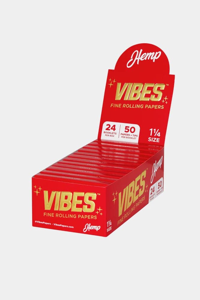 Vibes – Hemp Papers 1 1/4 with Filters [50pk]