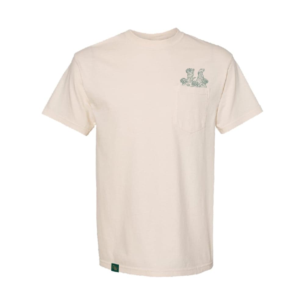 Dogwalkers – Short Sleeve T-Shirt Classic Pocket - Ivory [S]