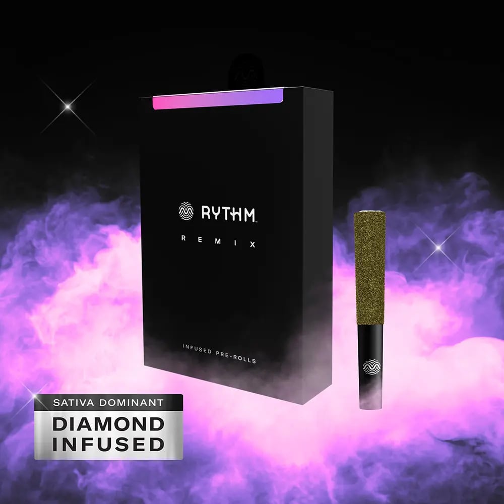 RYTHM – Strawberry Sour Diesel [2.5g] Diamond Infused