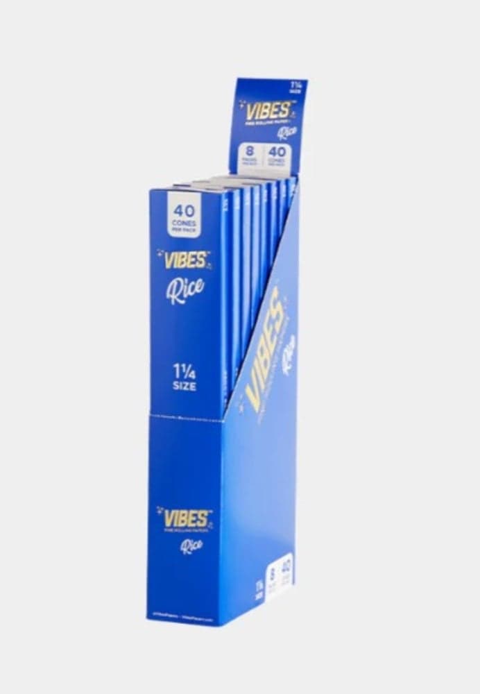 Vibes – Rice Cones 1 1/4 - Blue [40pk]