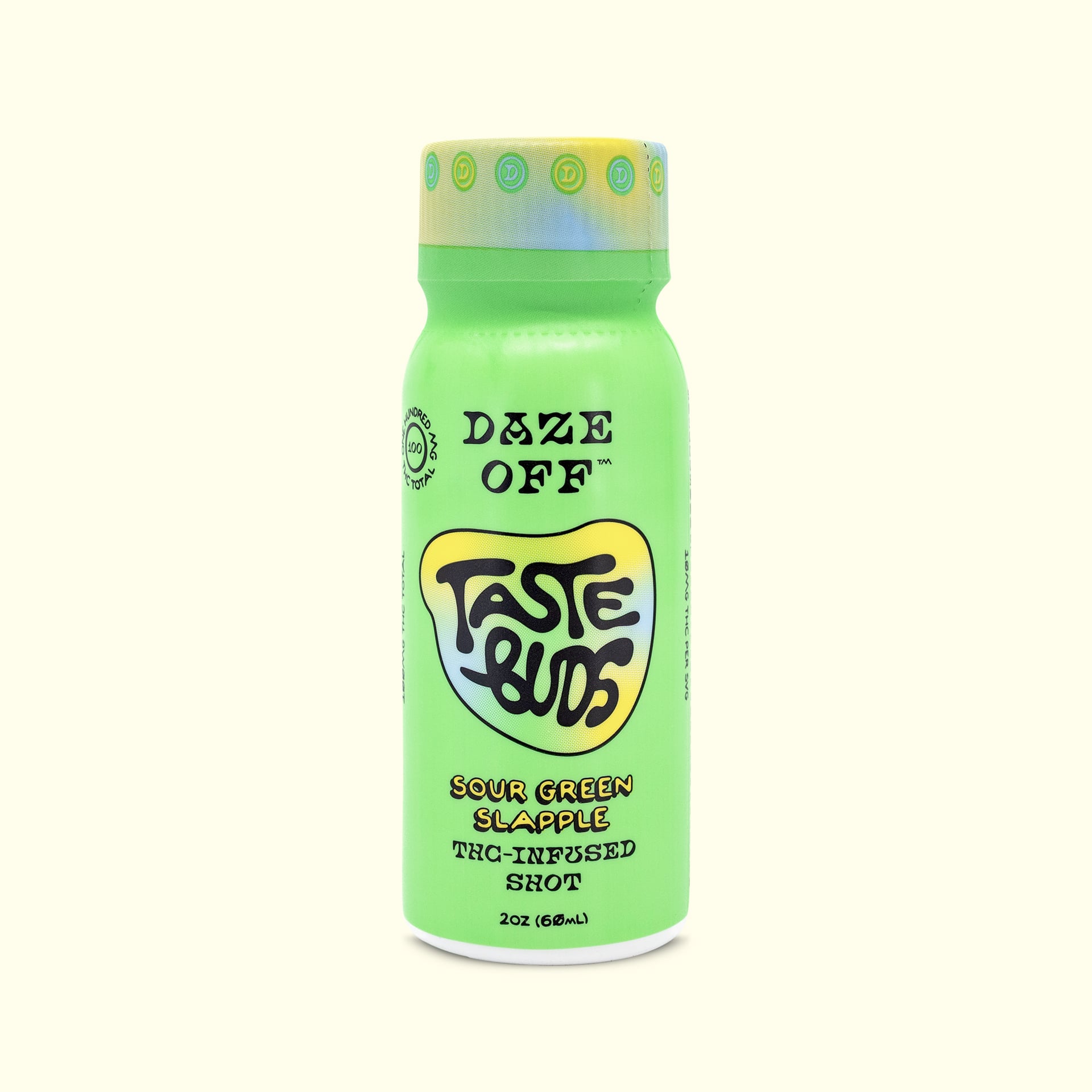 Daze Off – Sour Green Slapple [2oz] (100mg THC)