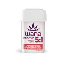 Wana – 5:1 Pomegranate Blueberry Acai [20pk] (500mg CBD/100mg THC)