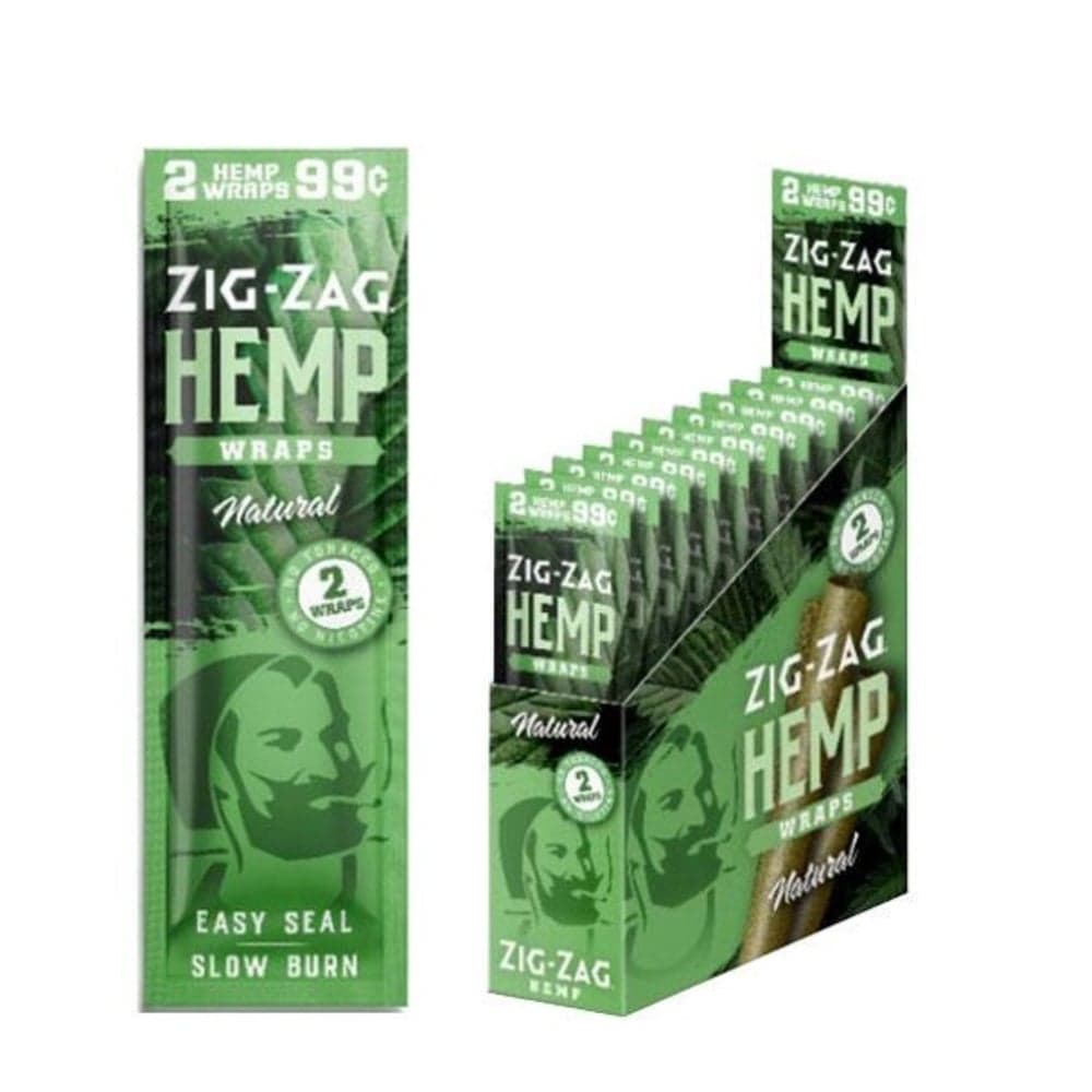 Zig-Zag – Natural Hemp Wraps [2pk]