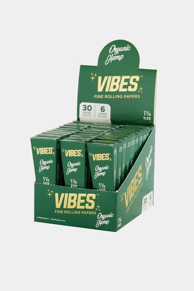 Vibes – Organic Hemp Cones 1 1/4 [6pk]