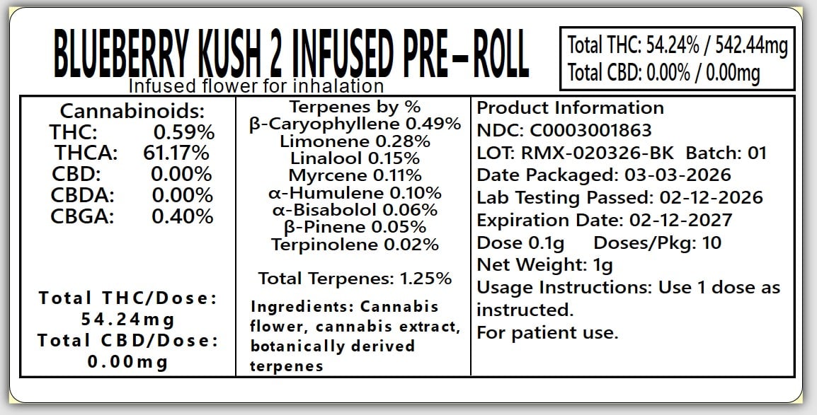 RYTHM – Blueberry Kush [1g]