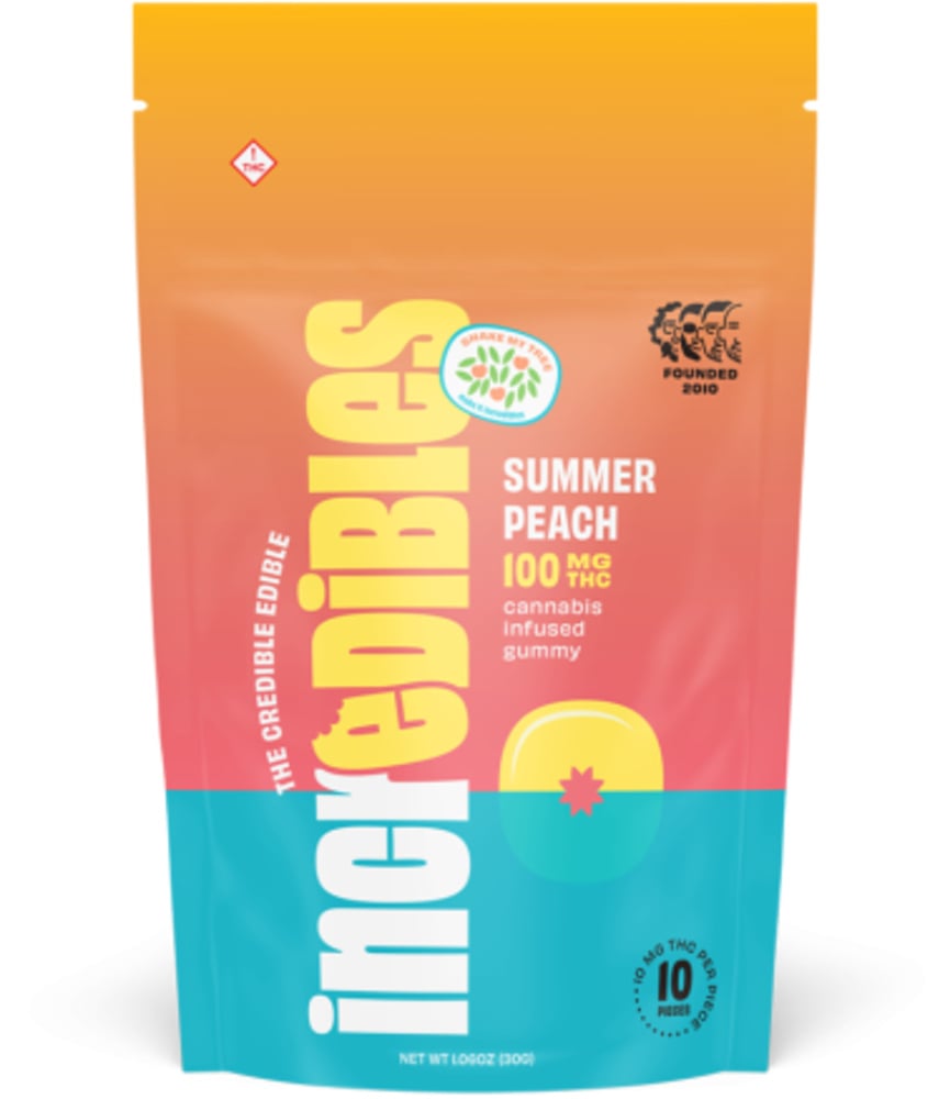 incredibles – Summer Peach [10pk] (100mg)