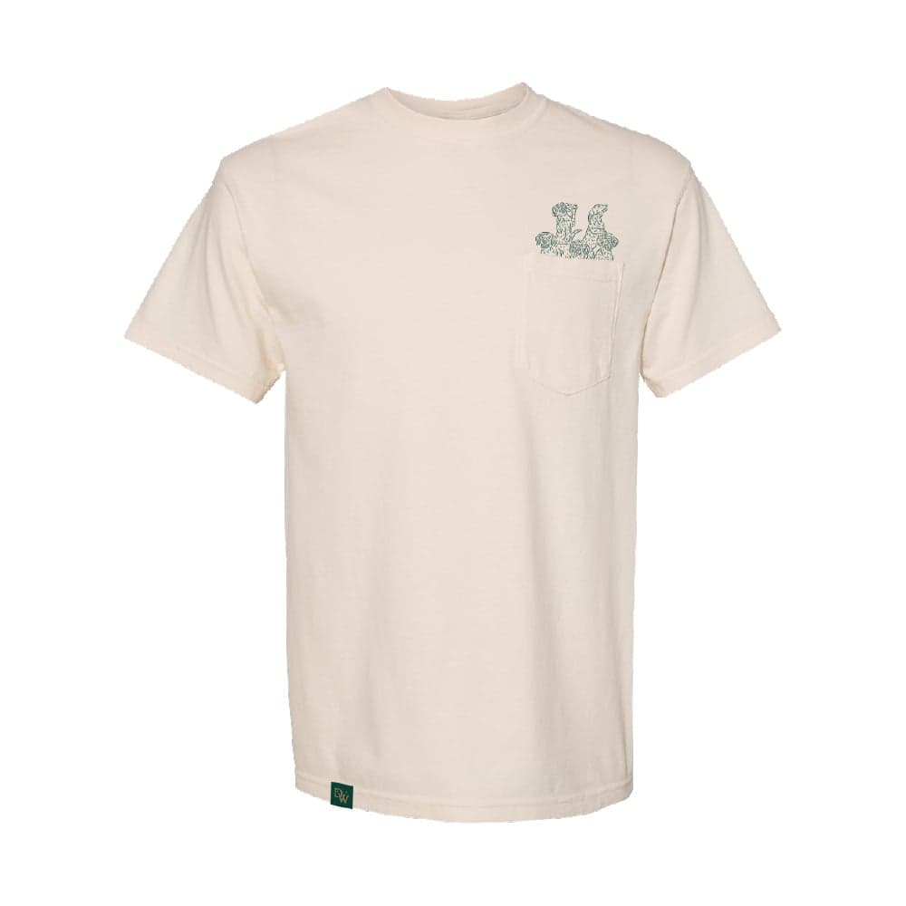 Dogwalkers – Short Sleeve T-Shirt Classic Pocket - Ivory [3XL]