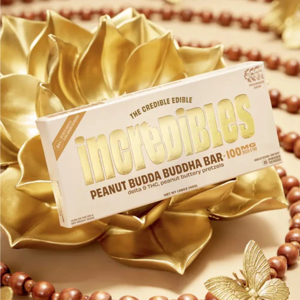 incredibles – Peanut Budda Buddha Bar [10pk] (100mg)