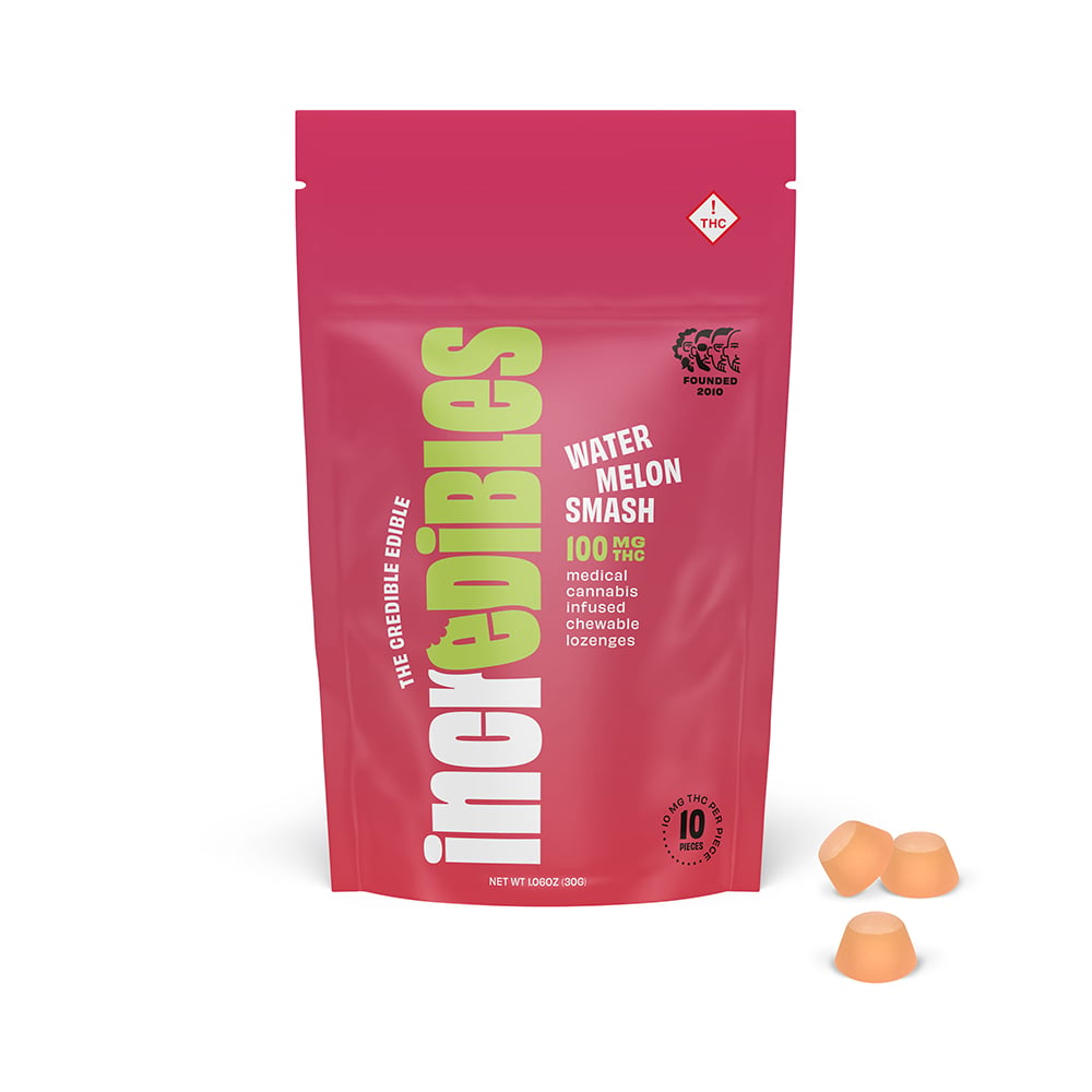 incredibles – Watermelon Smash [10pk] (100mg)