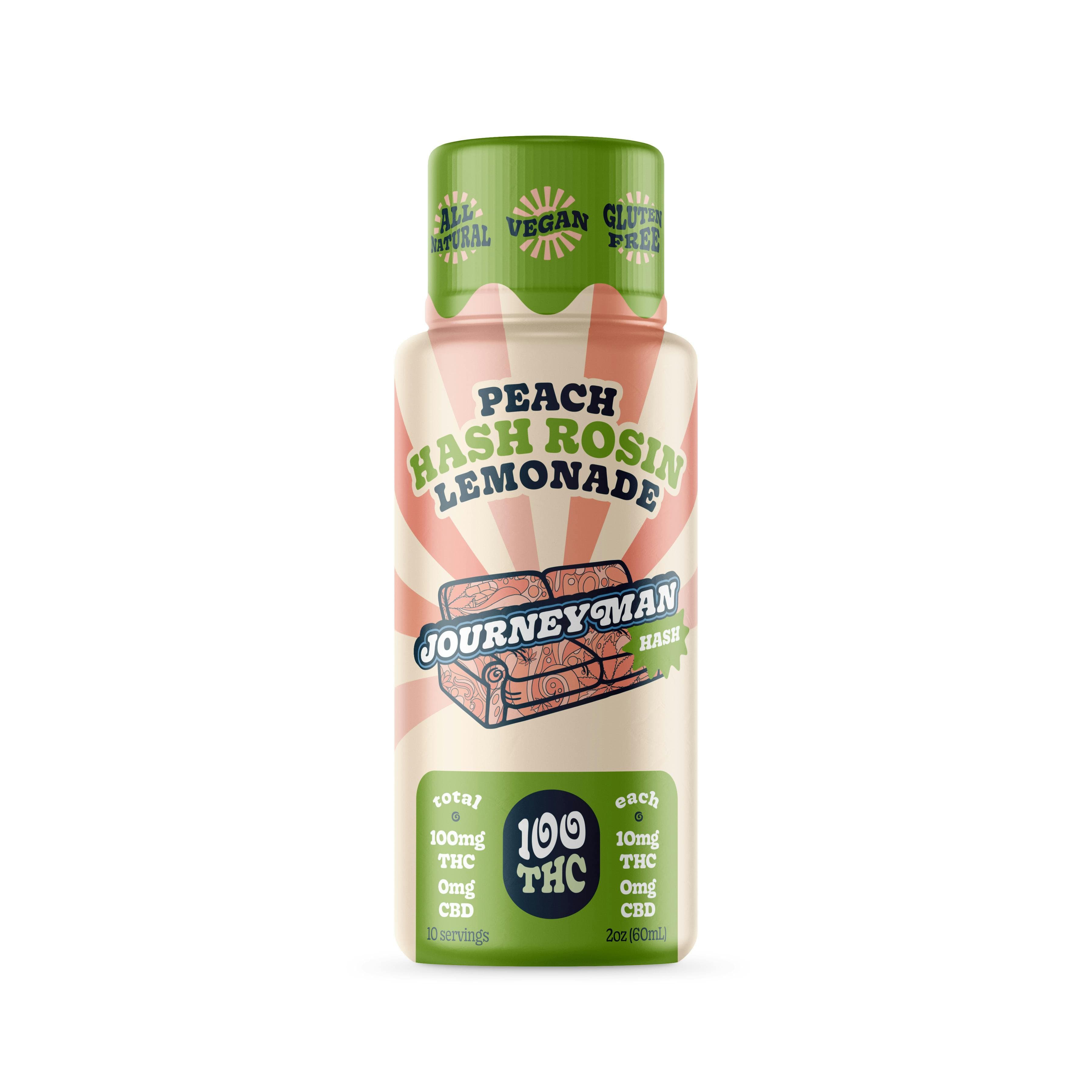 Journeyman – Peach Hash Rosin Lemonade [2oz] (100mg)