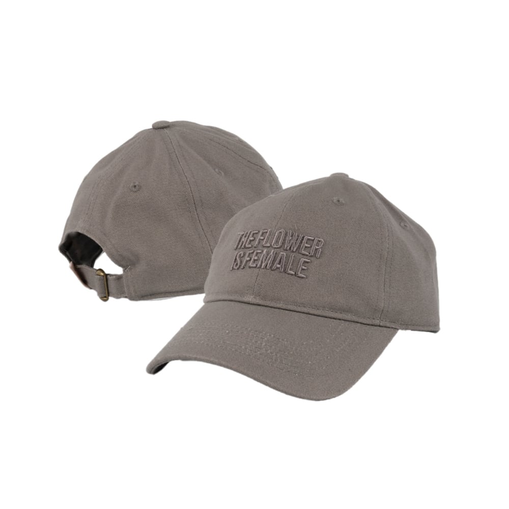 Beboe – Flower is Female - 3D Embroidered - Grey [OS]