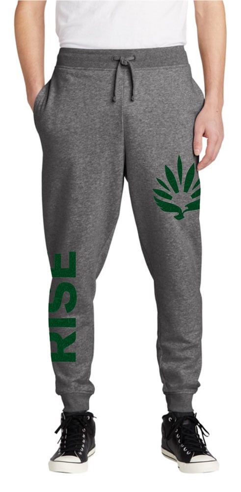 RISE Merch – Logo Leg Hit -Grey [XL]