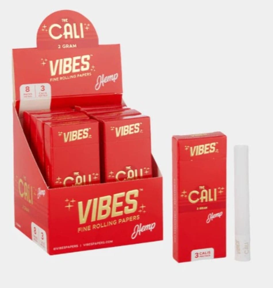 Vibes – 2G Hemp King Size Red Cones [3pk]