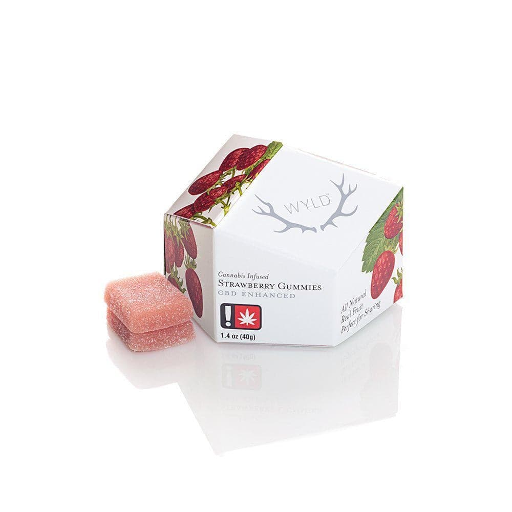 WYLD – Strawberry 20:1 CBD + Hybrid Enhanced Gummies | 200mg:10mg