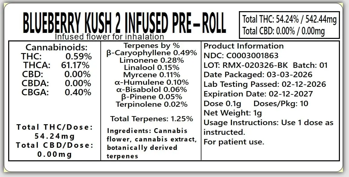 RYTHM – Blueberry Kush [1g]