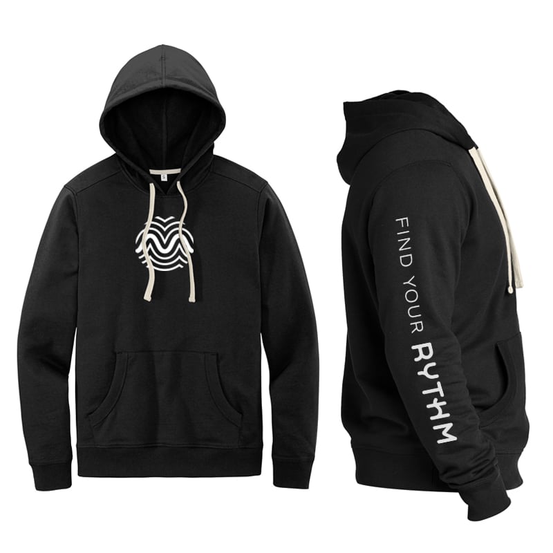 RYTHM – Fleece Recycled Hoodie - Black [Small]