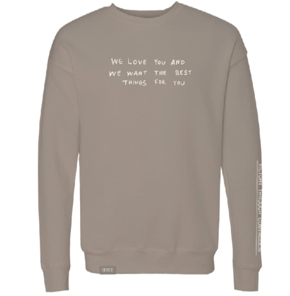 Beboe – We Love You Crew - Light Grey [S]