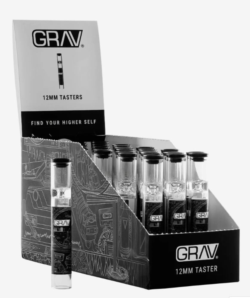 GRAV – GRAV® 12mm Taster® with Silicone Skin - Black