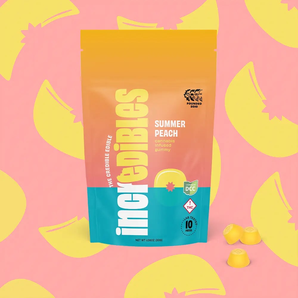 incredibles – Summer Peach [10pk] (100mg)