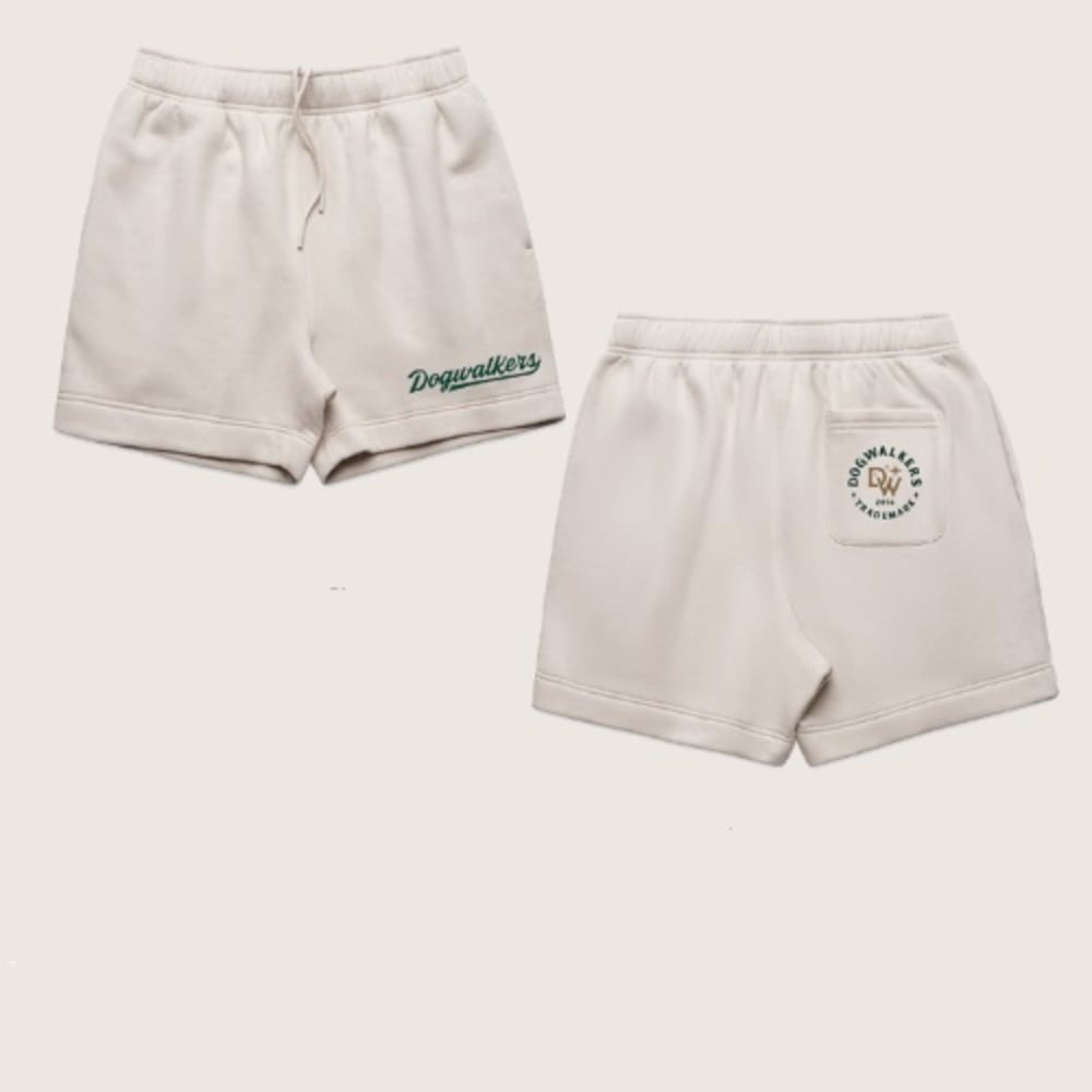 Dogwalkers – Sweat Shorts Embroided Logo - Cream [XL]