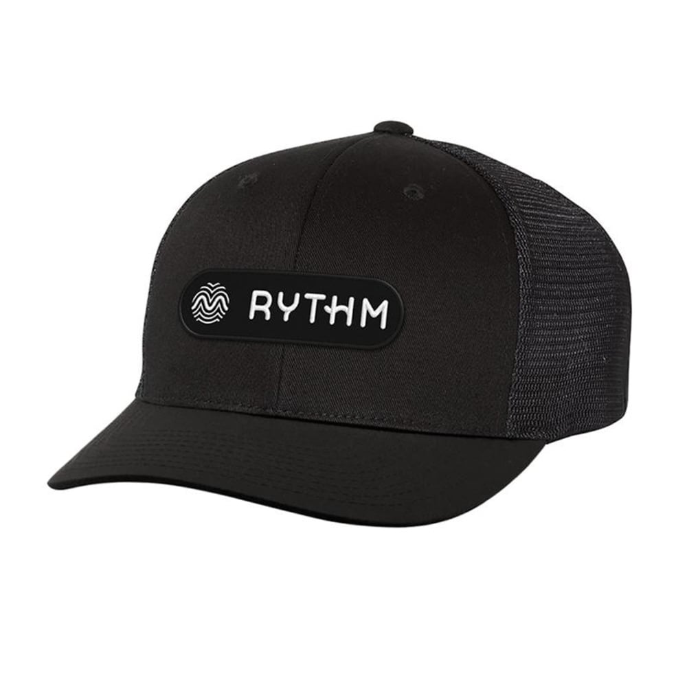 RYTHM – RYTHM Branded Mesh Back Hat - Black