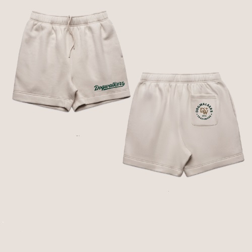 Dogwalkers – Sweat Shorts Embroided Logo - Cream [XL]