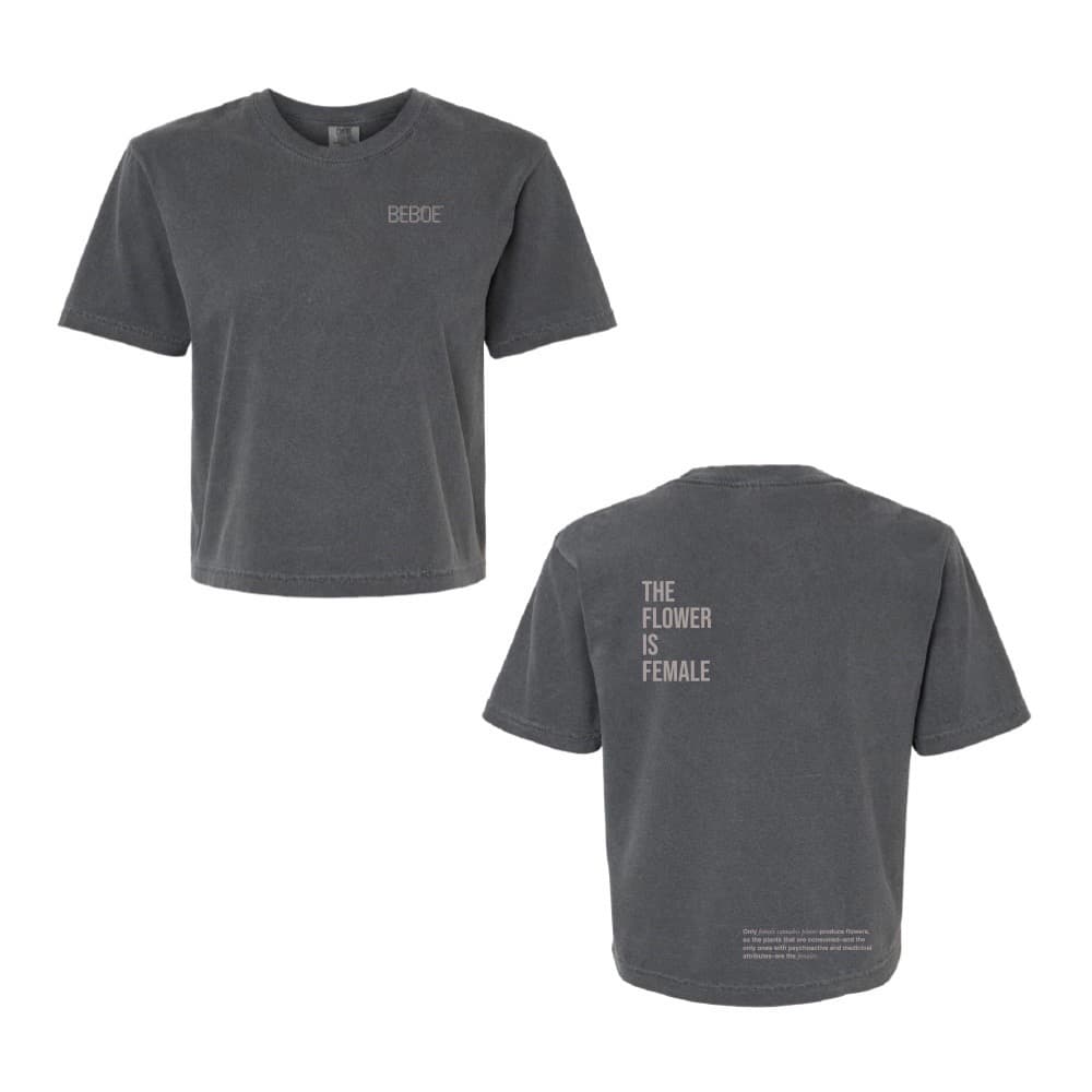 Beboe – Flower Is Female T-Shirt - Pepper [2XL]