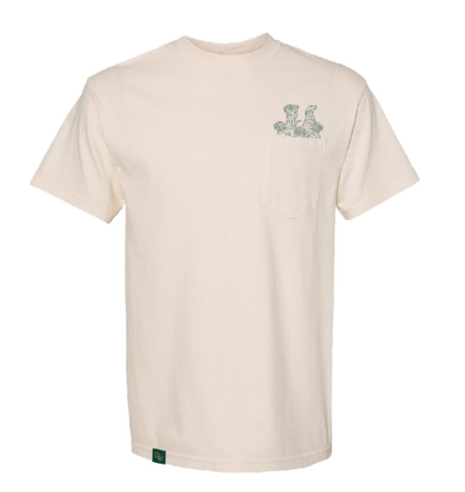 Dogwalkers – Short Sleeve T-Shirt Classic Pocket - Ivory [2XL]