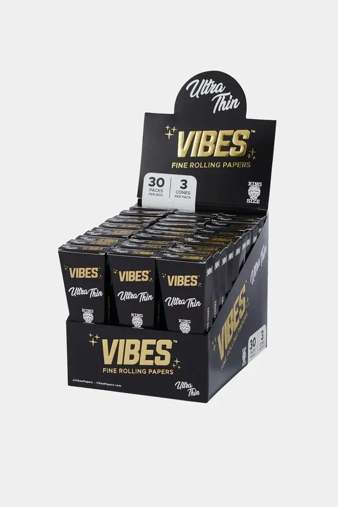Vibes – Ultra Thin Black King Size [3pk]