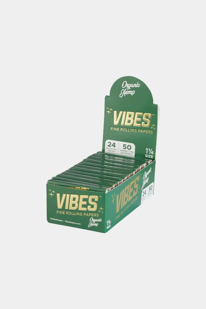 Vibes – Organic Hemp Papers 1 1/4 with Filters [50pk]