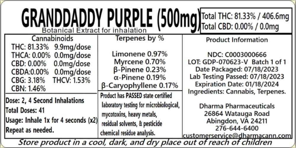 &Shine – Granddaddy Purple