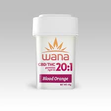 Wana – 20:1 Blood Orange [10pk] (200mg CBD/10mg THC)