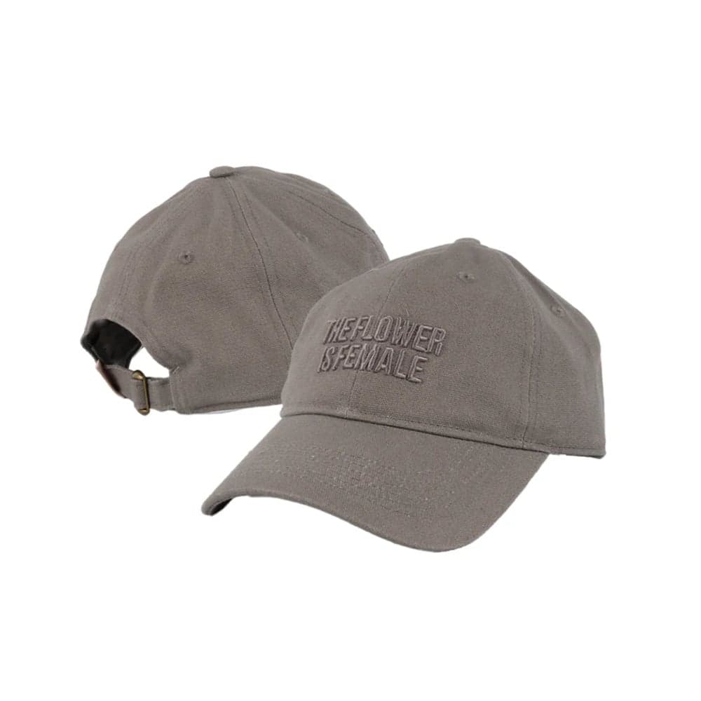 Beboe – Flower is Female - 3D Embroidered - Grey [OS]