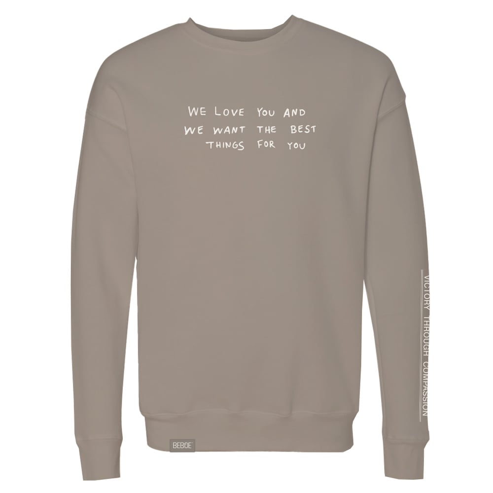 Beboe – We Love You Crew - Light Grey [S]