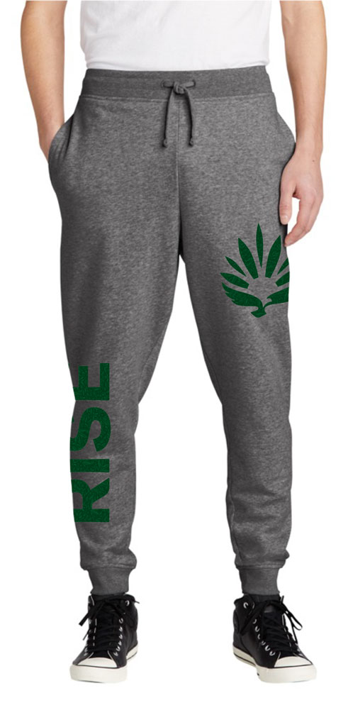 RISE Merch – Logo Leg Hit -Grey [M]