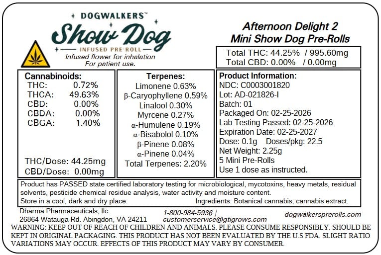 Dogwalkers – Afternoon Delight [.45g]