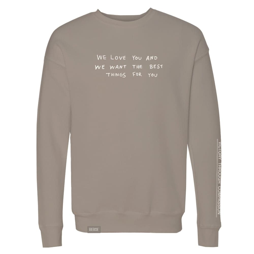 Beboe – We Love You Crew - Light Grey [M]