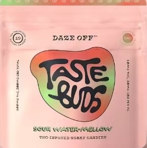 Daze Off – Sour Water-Mellow [10pk] (200mg CBD/100mg THC)