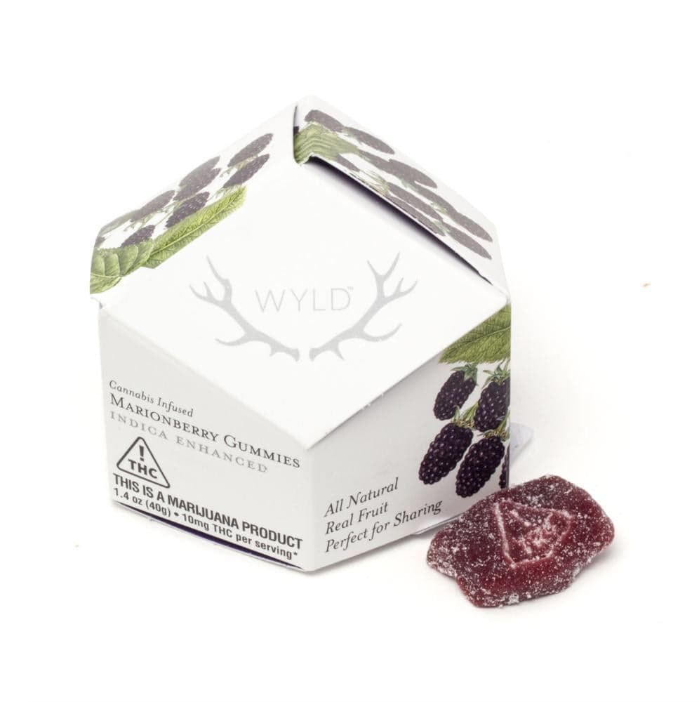 WYLD – Marionberry Indica Enhanced Gummies | 100mg THC