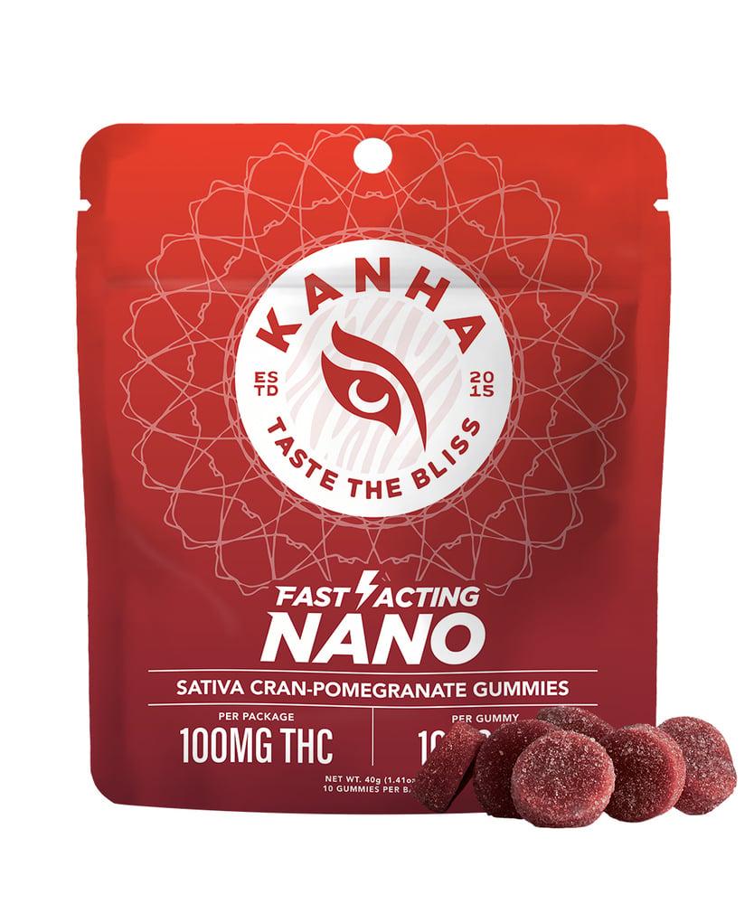 KANHA – Cran-Pomegranate Punch - Sativa [10pk] (100mg)