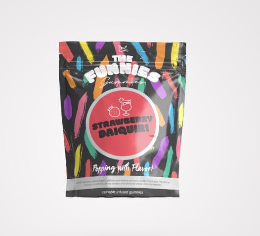 The Funnies Gummies – The Funnies -- Strawberry Daiquiri -- Super Funny Gummies 2 Pack -- 100mg
